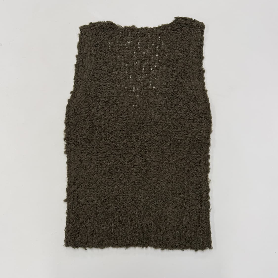 Beams Boy alpaca boucle vest 상품이미지6