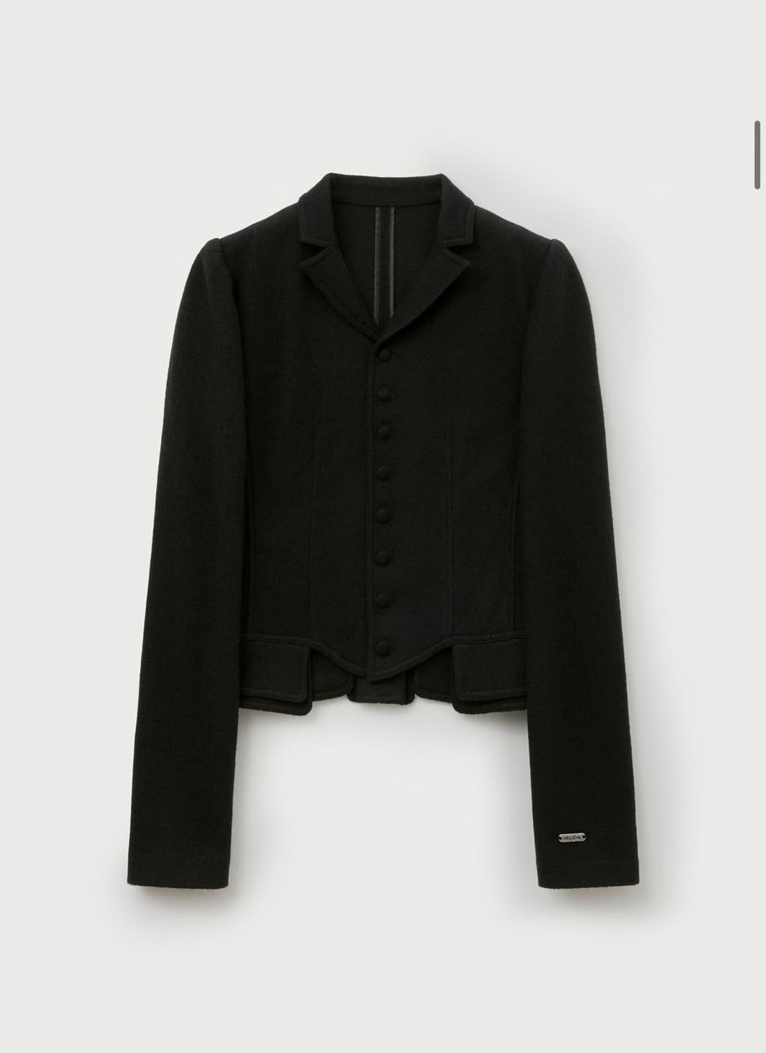 헬레네파리스 울 피티드 승마 재킷 [블랙] 상품이미지2