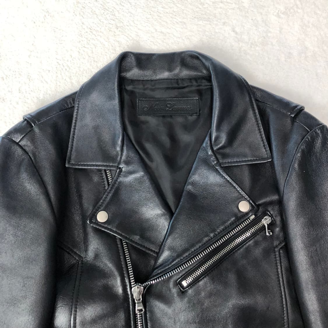 느와르라르메스 더블라이더 램스킨 레더자켓 상품이미지4