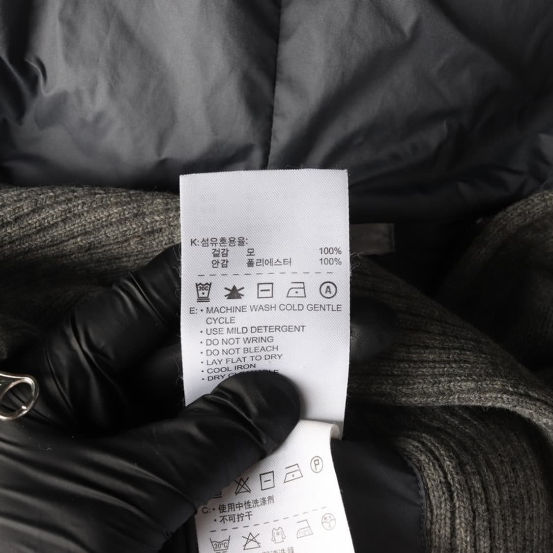 나이키골프 그레이 니트 후드 집업 M 상품이미지7