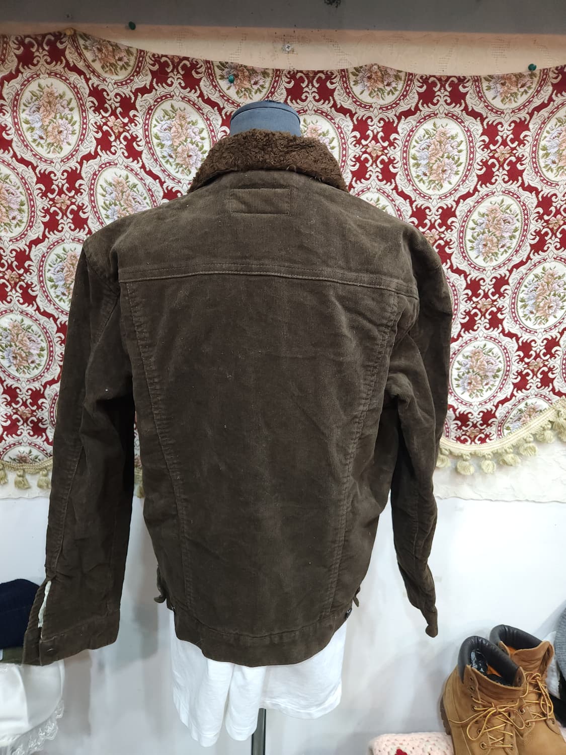 리바이스 00s 코듀로이 쉐르파 양털 트럭커 점퍼
 상품이미지7