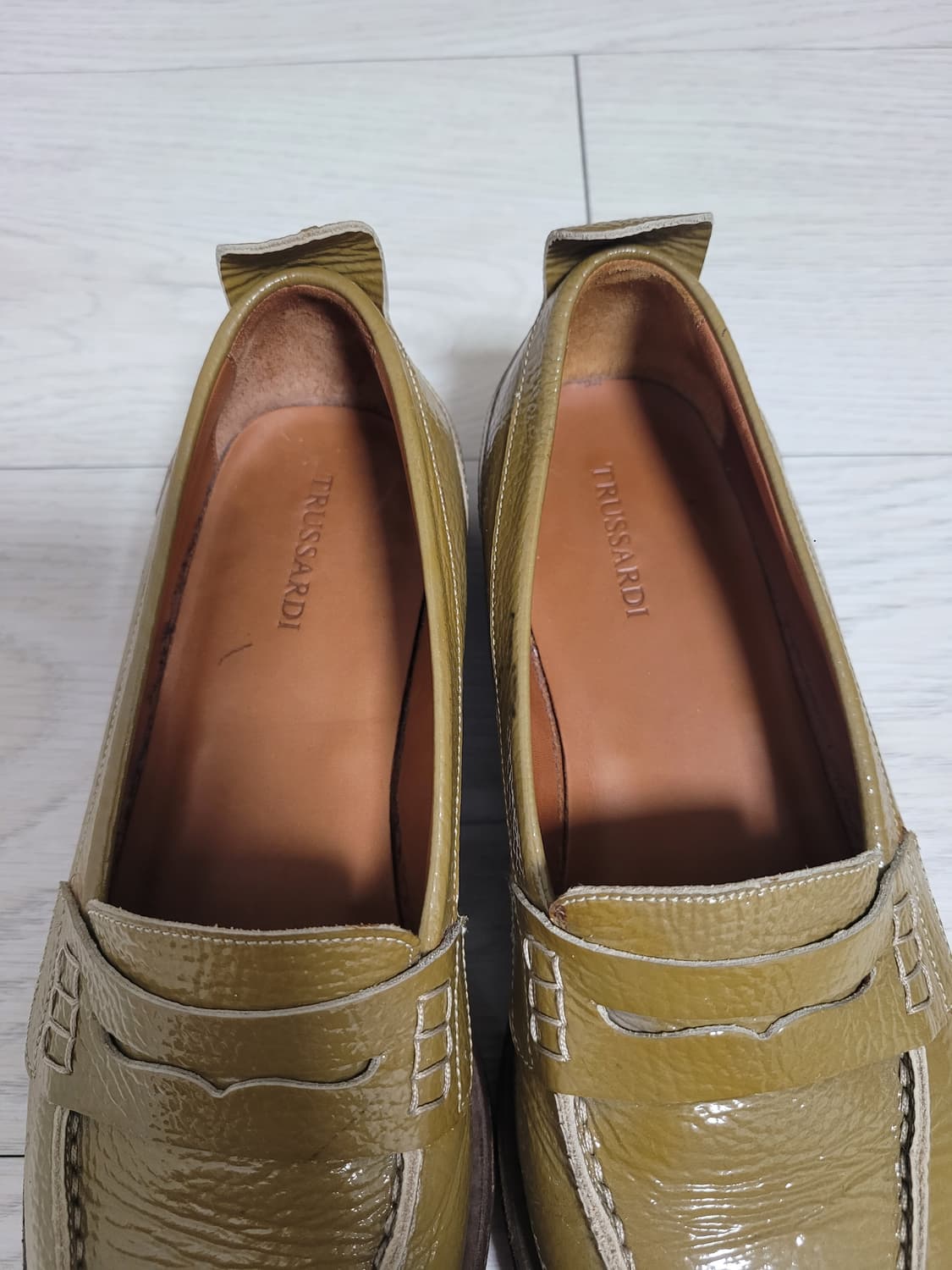 이태리 명품 트루사르디 에나멜 페니 로퍼 36 (235) 상품이미지4