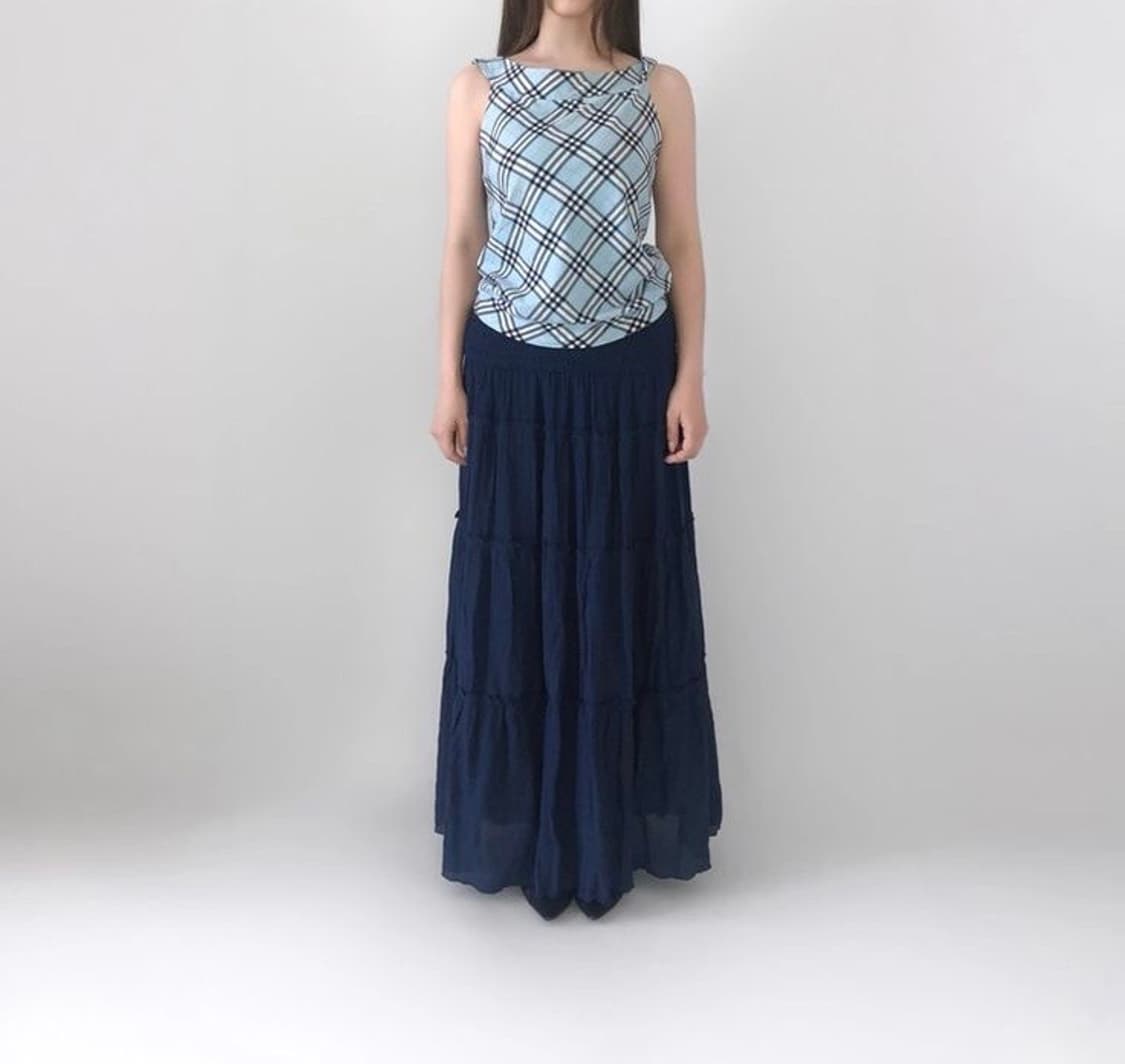 burberry blue boat neck sleeveless 상품이미지4