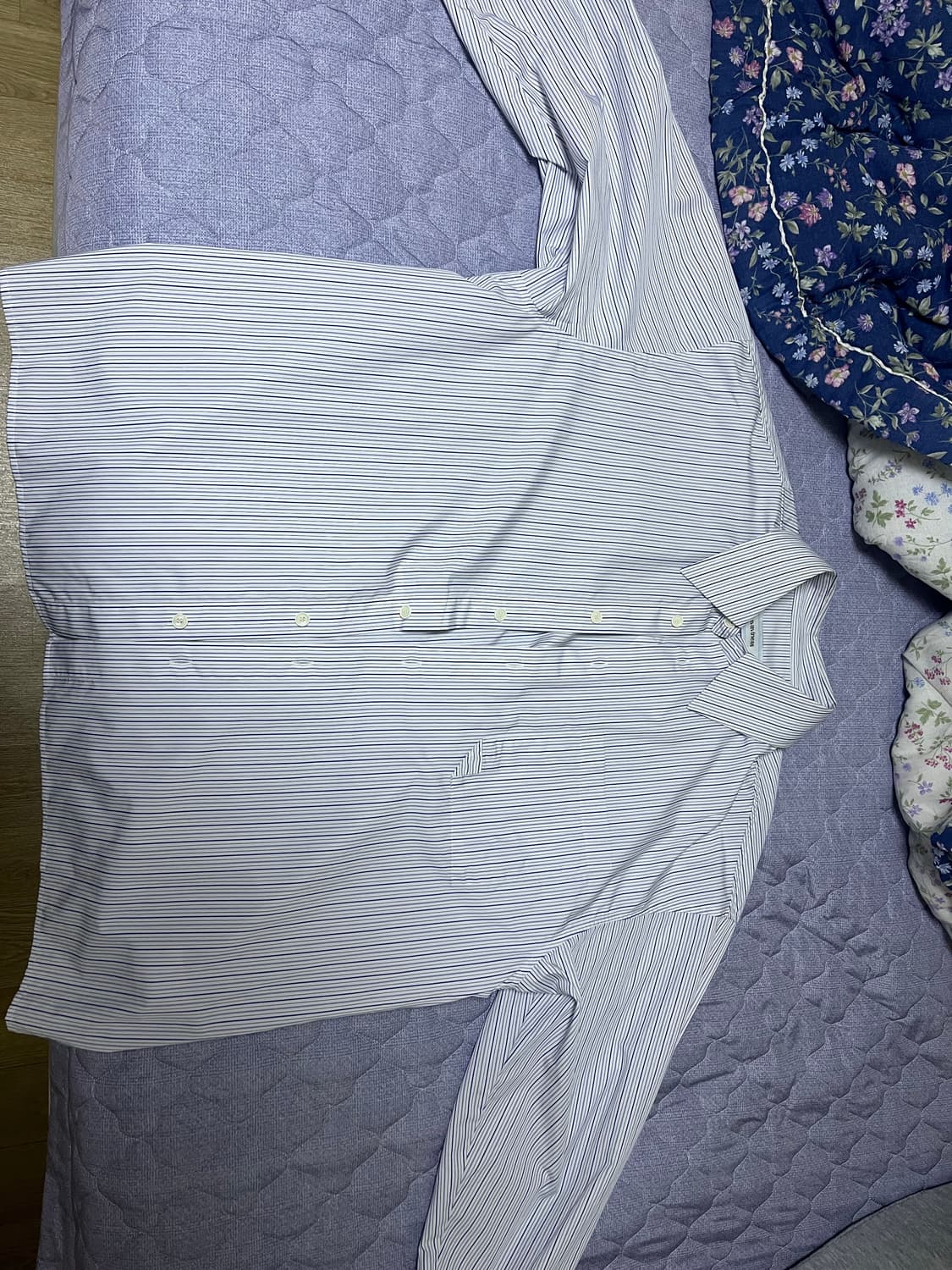 웨이비니스 오리가미 스트라이프 셔츠 1사이즈 상품이미지1