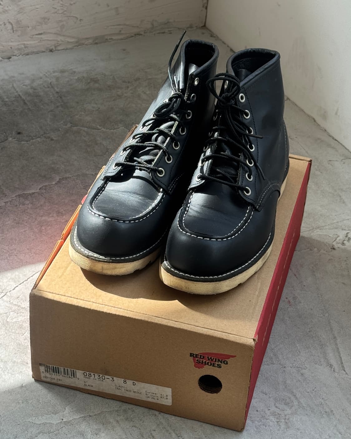 레드윙 목토 8130 블랙 상품이미지1
