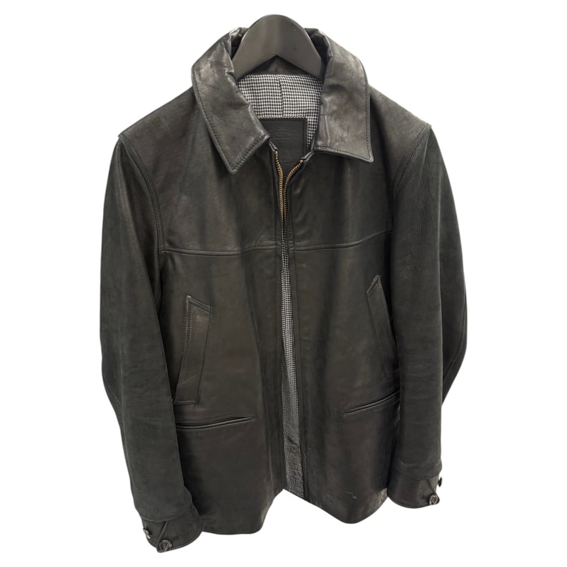 스투시 디테일 레더자켓 (릭오웬스) 상품이미지1