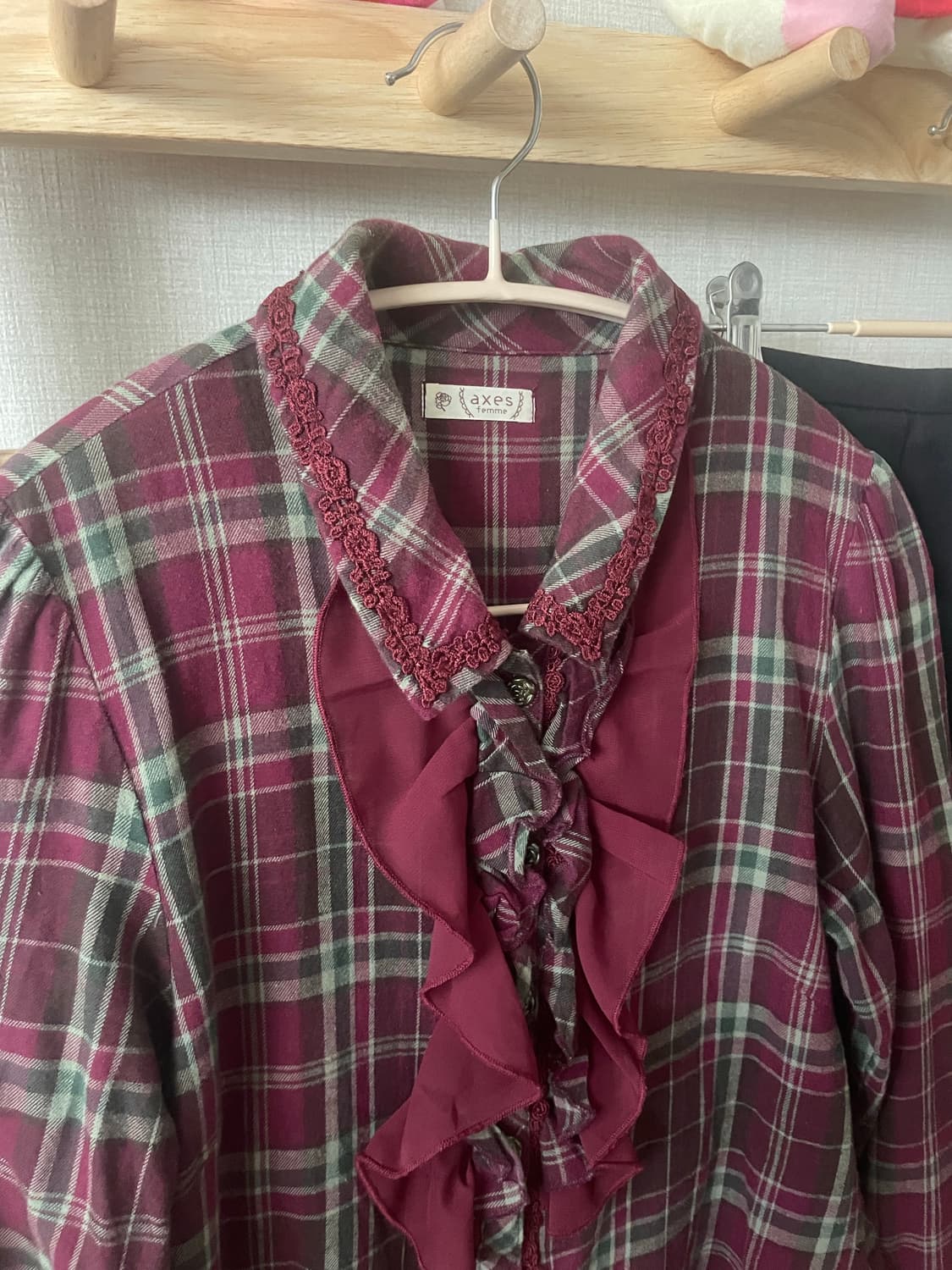 모리걸 빈티지 엑시즈팜 도트 니트 set ♥️🤍🎀 상품이미지4