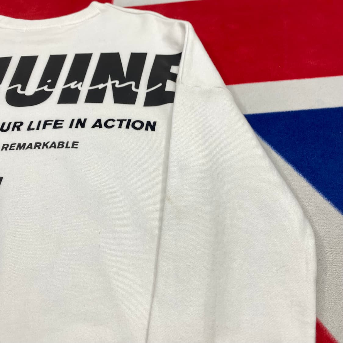 에비수 맨투맨 90 실측 M  상품이미지4