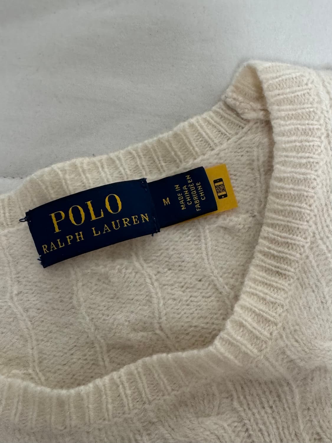 폴로 큐알텍 니트 m 상품이미지2
