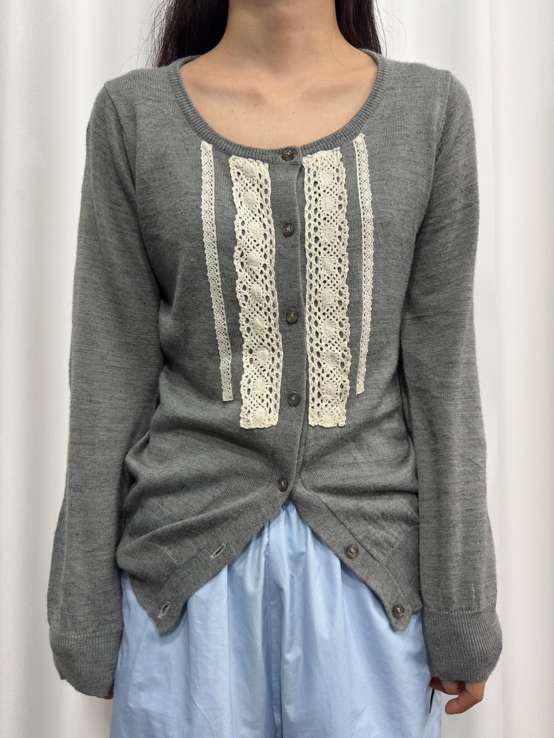 cinema club lace cardigan 상품이미지1