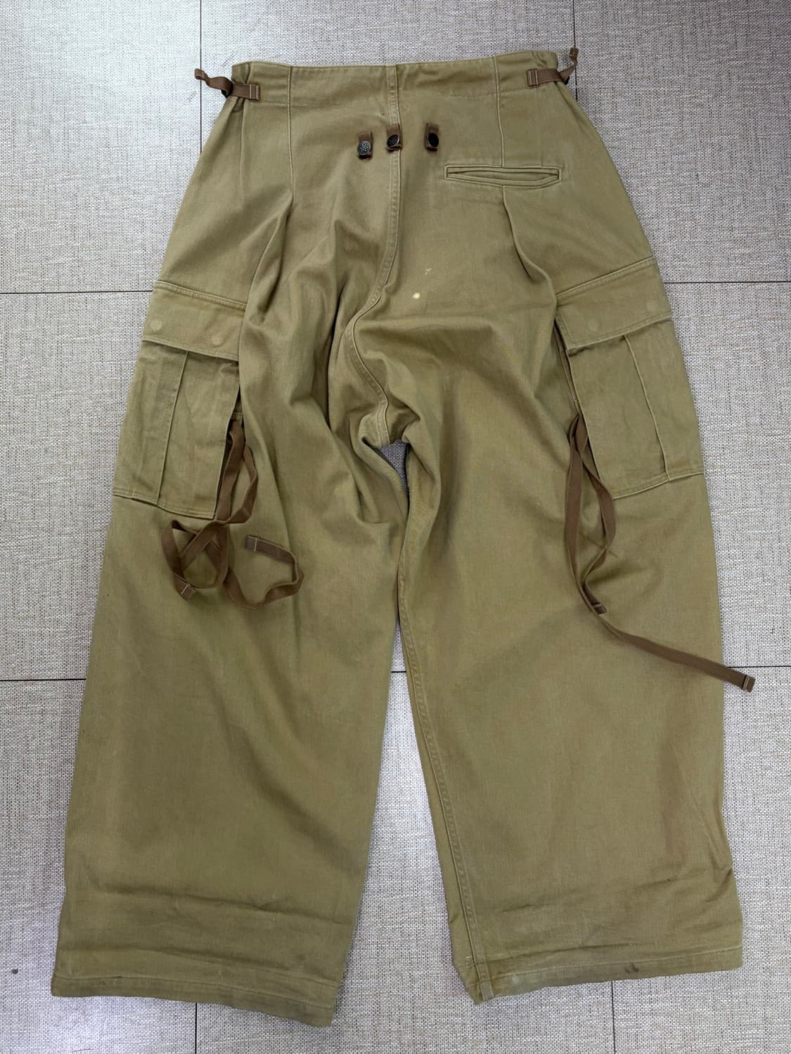 캐피탈 헤비 드릴 점보 카고 팬츠 베이지 2 사이즈 상품이미지6