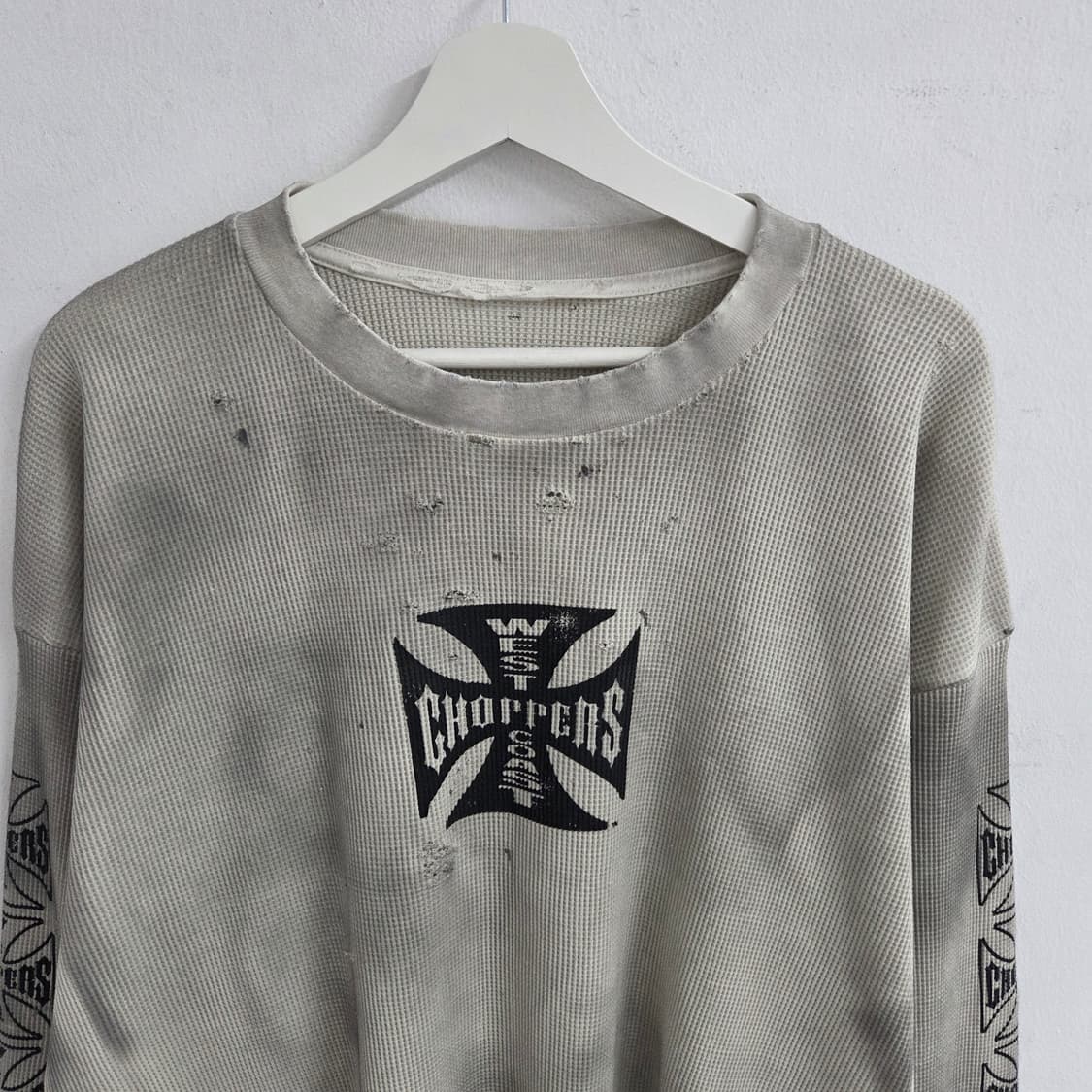 빈티지 와플 긴팔티셔츠 상품이미지2