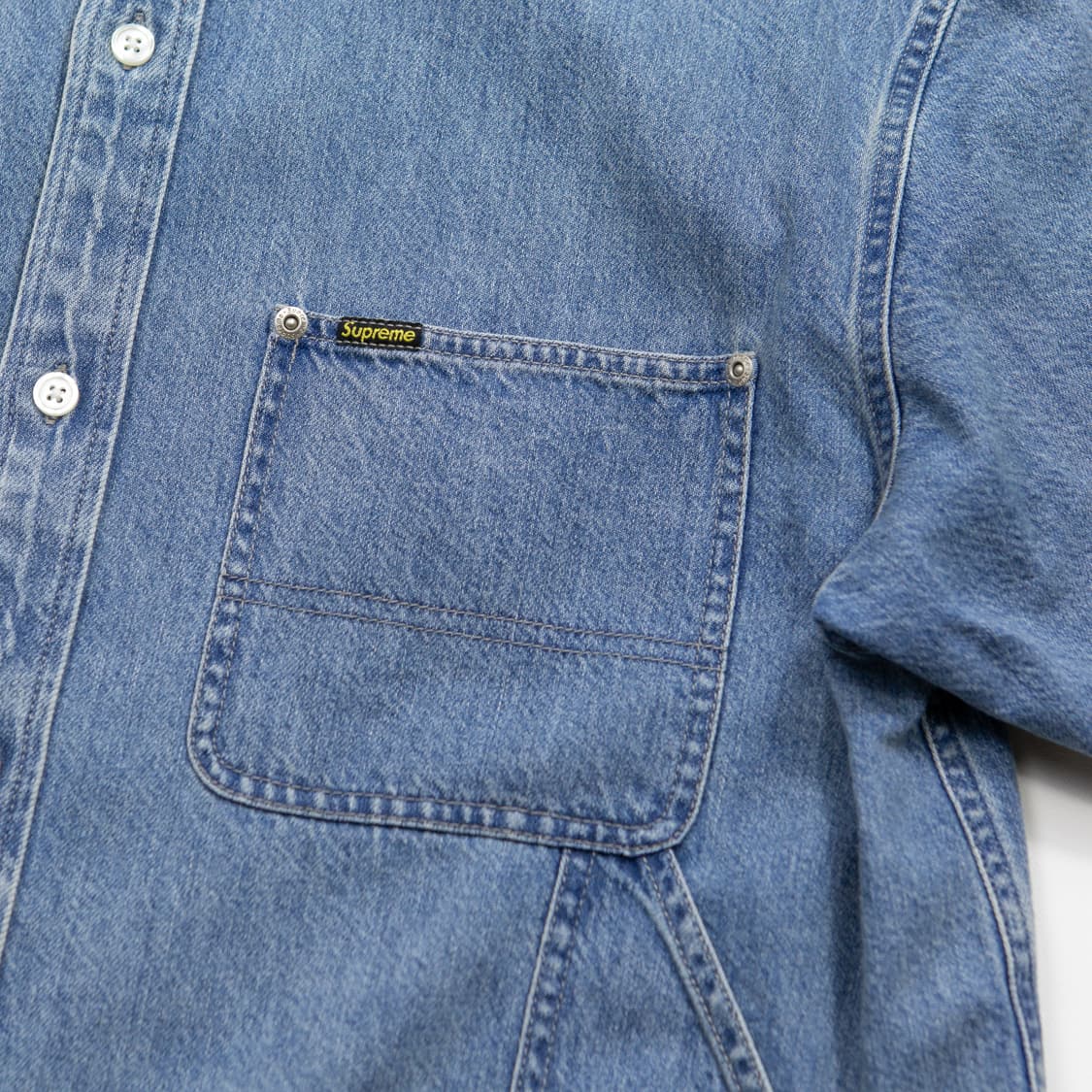 슈프림 루즈핏 데님 페인터 워크 셔츠 상품이미지2
