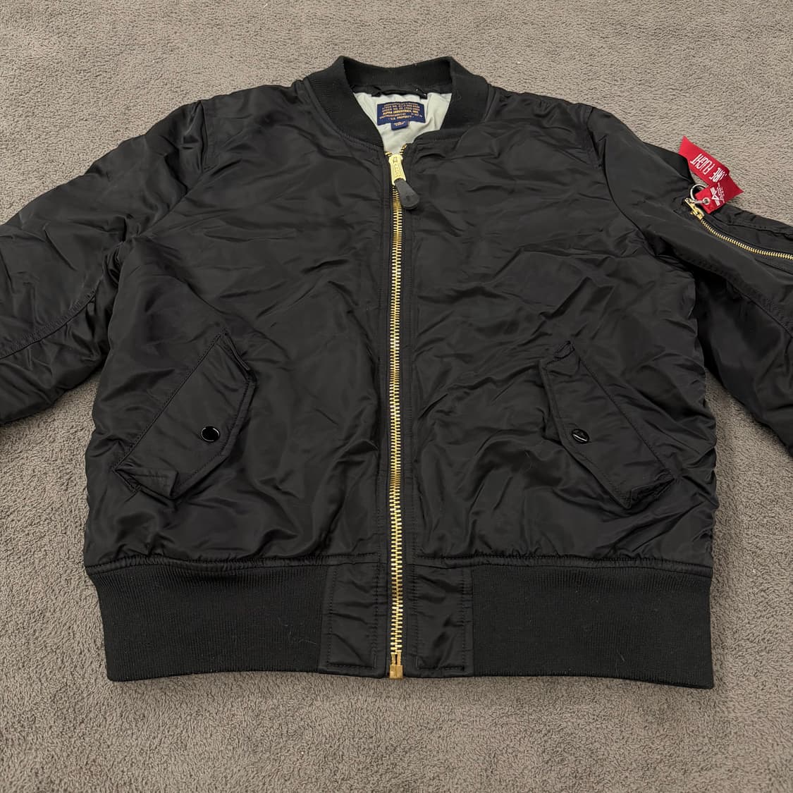 [ 정품/L ] 알파인더스트리 플라이트 ma-1 항공점퍼 상품이미지2