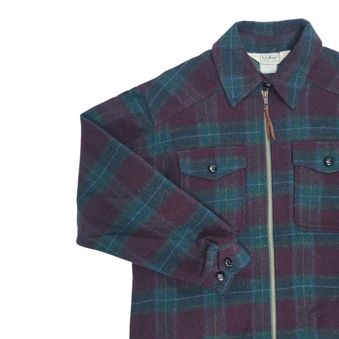 '90s L.L.bean 클래식 울 셔켓 상품이미지3