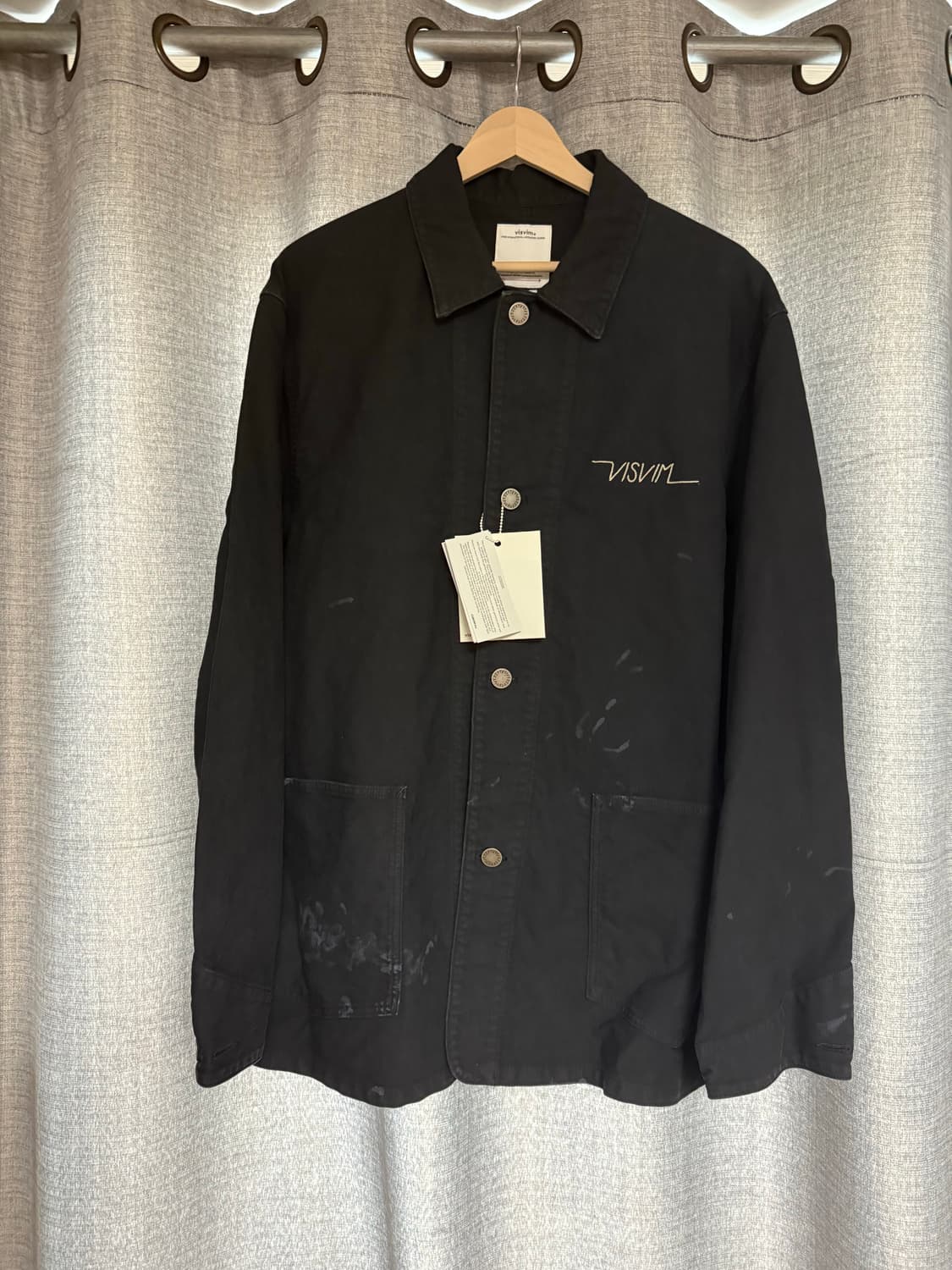 (5) 비즈빔 지코드 자켓 블랙 새상품 상품이미지1