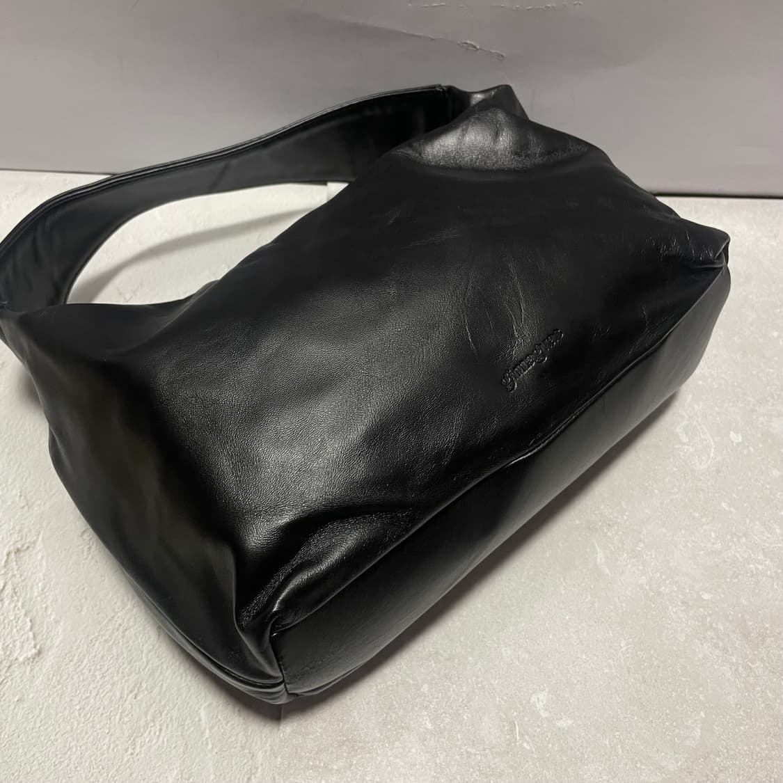 [새상품] 기마구아스 미니 사코백 블랙컬러 상품이미지3