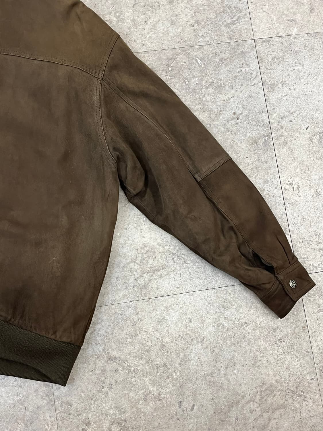 버튼 레더 자켓 브라운  #csz1888 상품이미지10