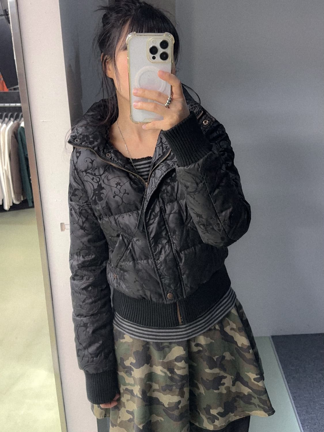 miss sixty oriental pattern padded jacke 상품이미지5