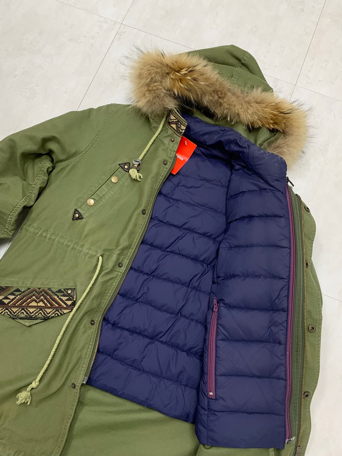 히피 밀리터리 야상 자켓 #401 상품이미지4