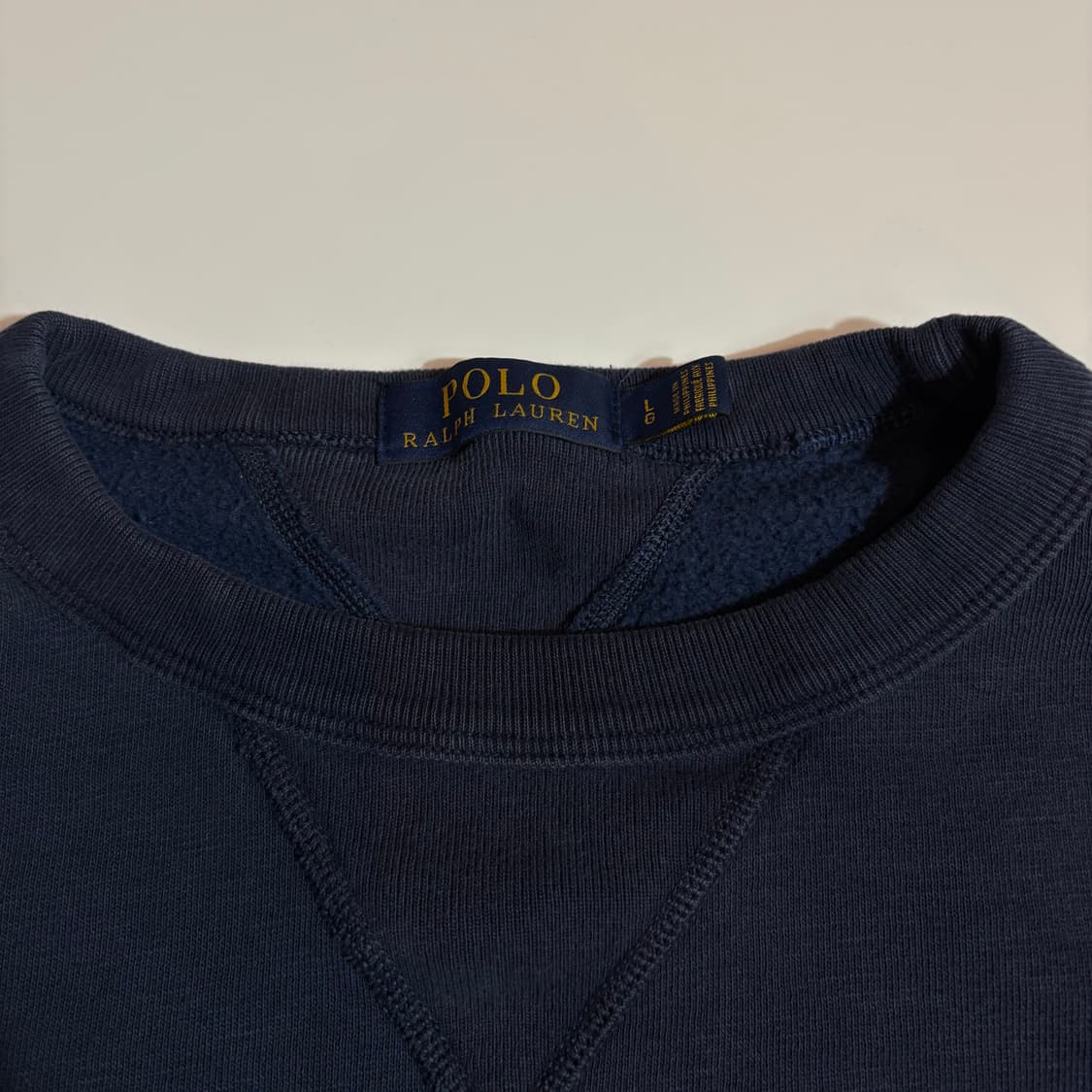 폴로 랄프로렌 네이비 R.L 그래픽 맨투맨 상품이미지3