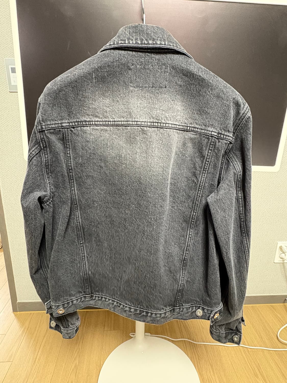 토니웩 흑청 데님 자켓 L 상품이미지3