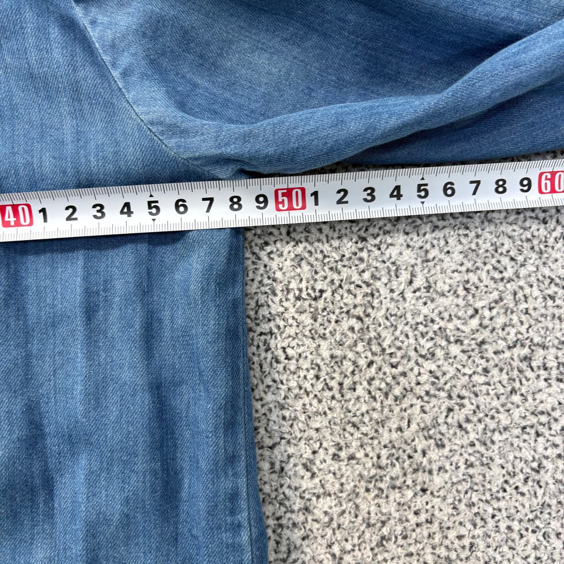 1 마쥬 여성 데님 셔츠 (단추헐거움) 0317J 상품이미지7