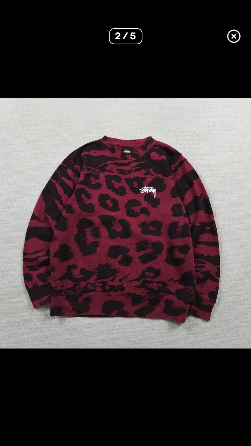 스투시 레오파드 맨투맨 구합니다 상품이미지1