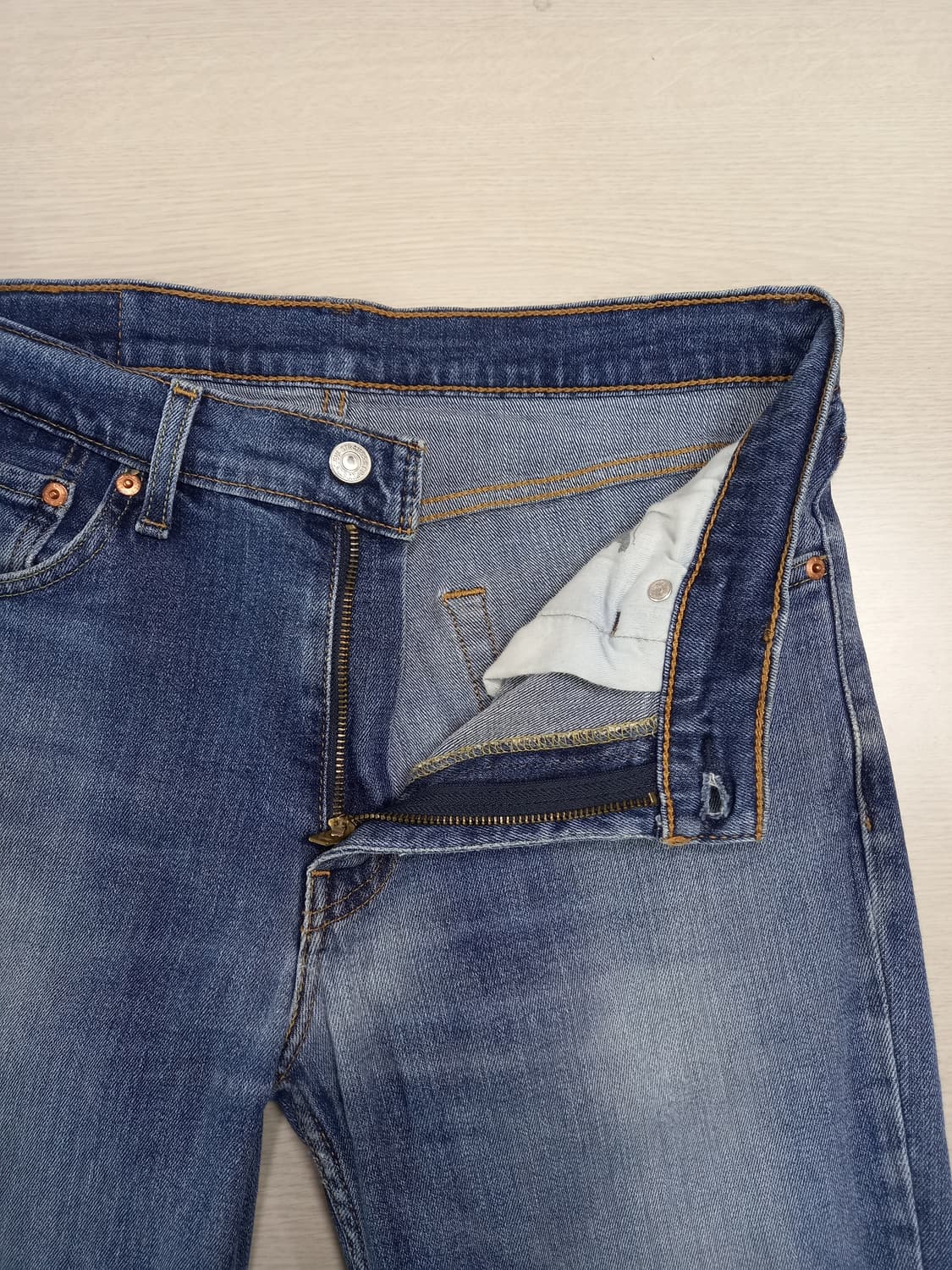 32 리바이스511 워싱 스판 슬림일자진 32-380 상품이미지7