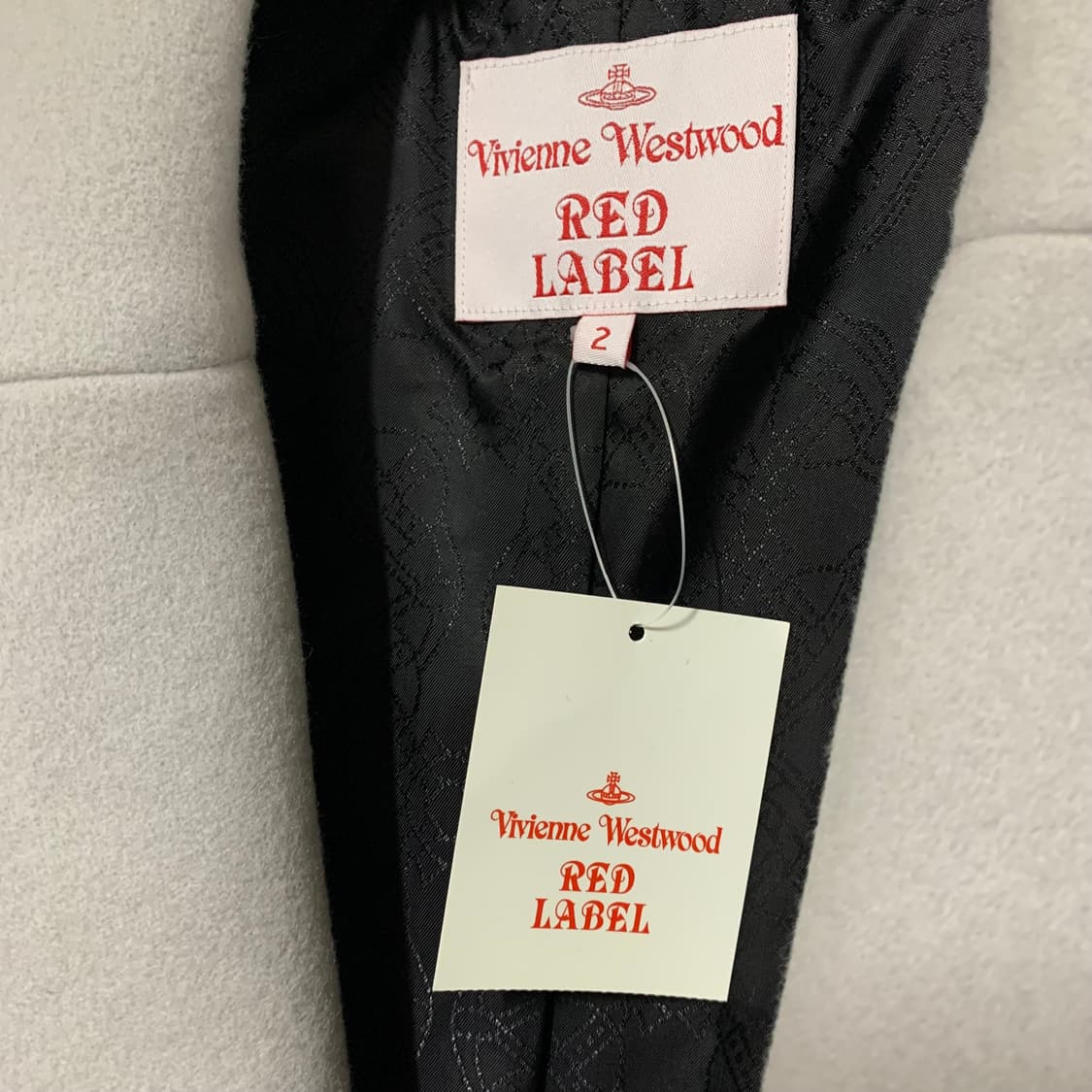 비비안 웨스트우드 하트 쉐입 칼라 울 코트 상품이미지7