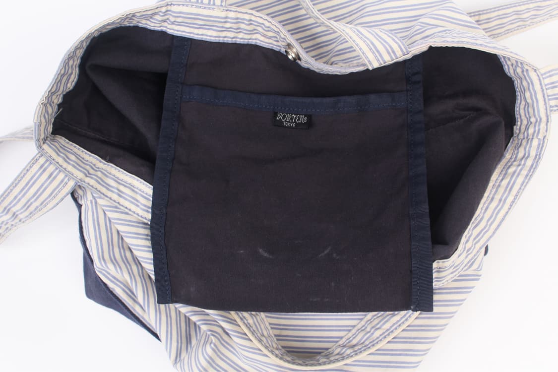PORTER Stripe Canvas 2Way Tote Bag  상품이미지10