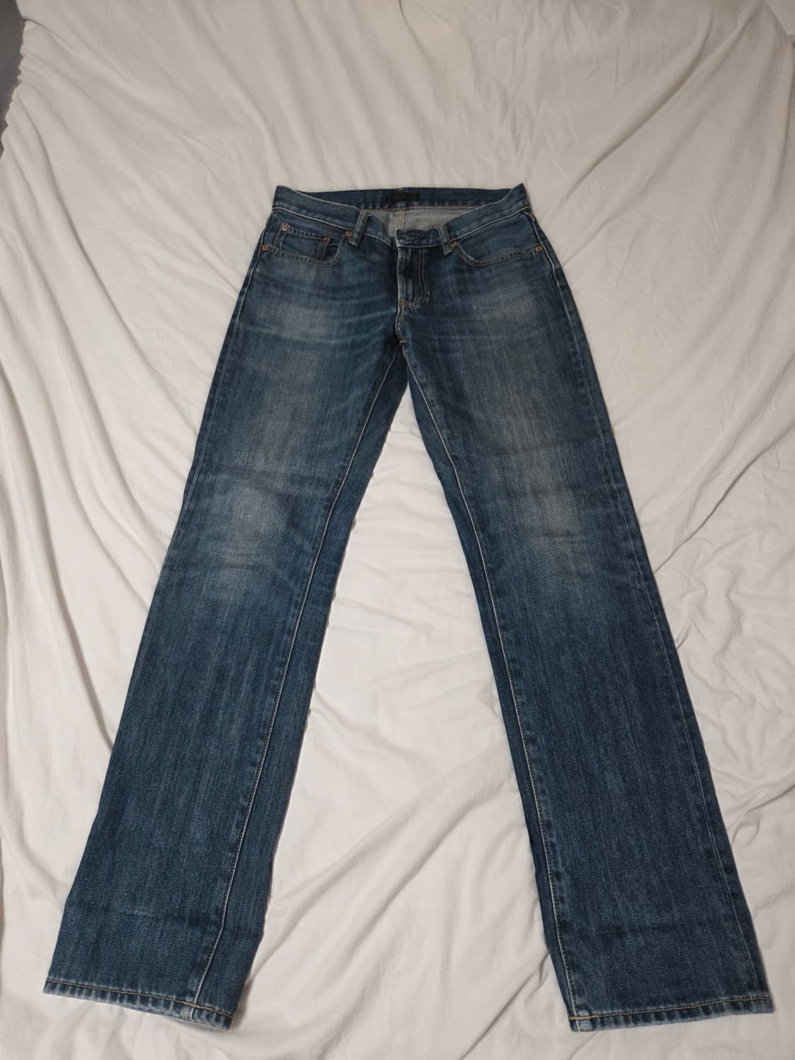 유니클로 레귤러핏 중청 데님 76사이즈 상품이미지3