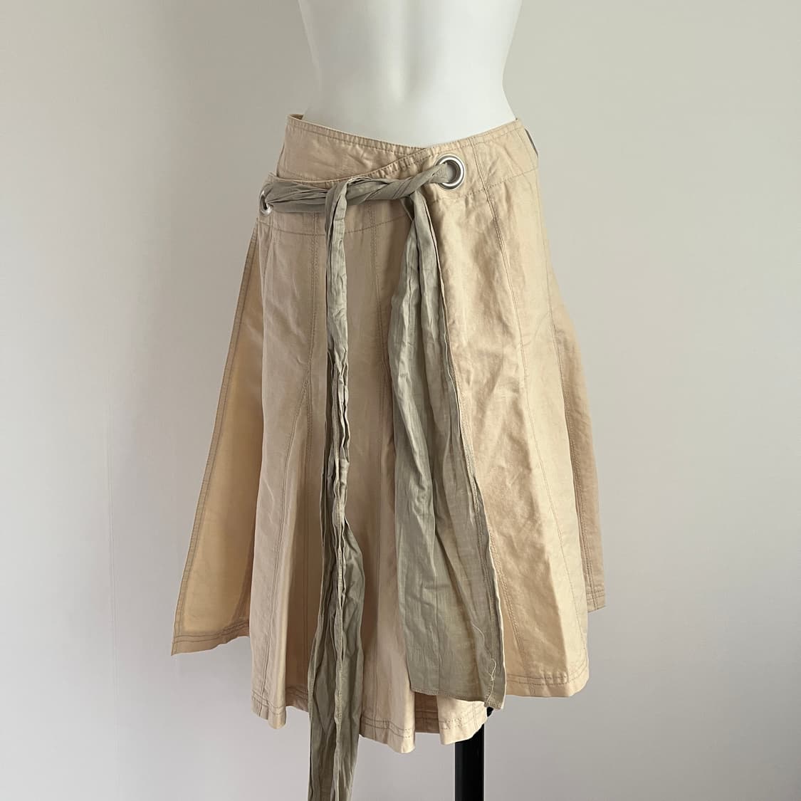 vintage eyelet wrap mermaid skirt 상품이미지1