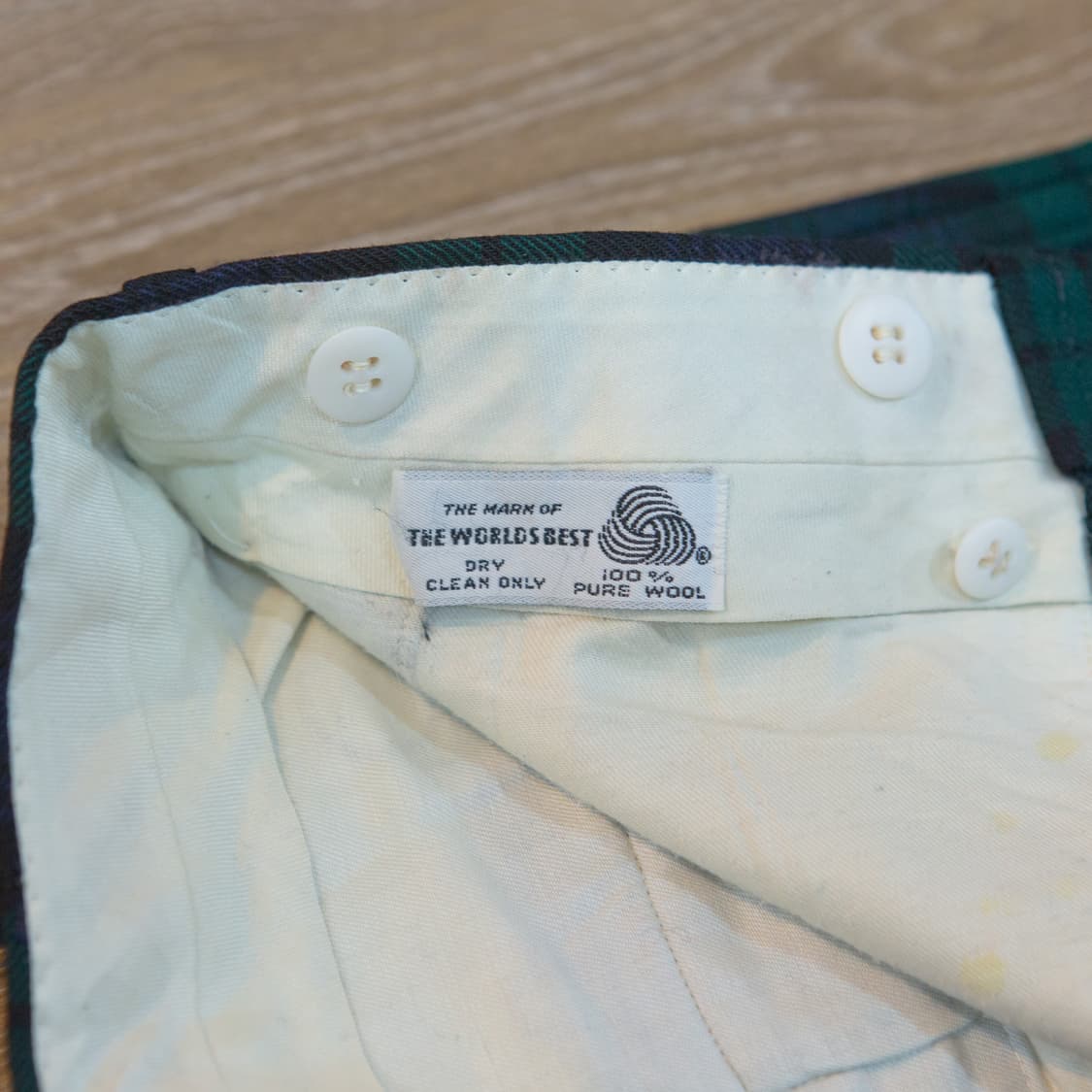 [Rare] 60s Hudson's 블랙와치 타탄 울 트라우저 상품이미지7