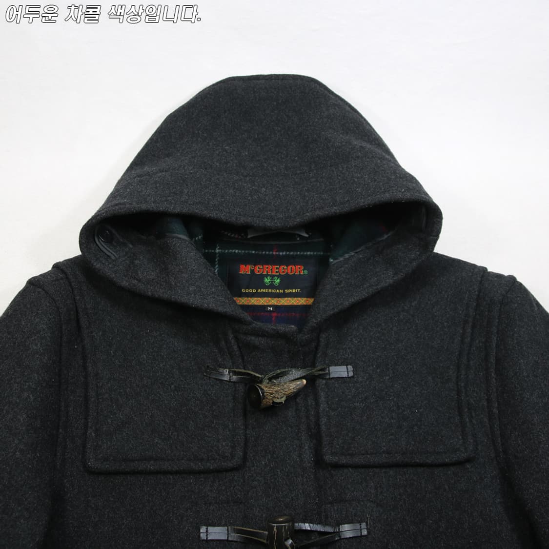 (착용컷) McGREGOR 후드 더플 코트 (남성용 100) 상품이미지4