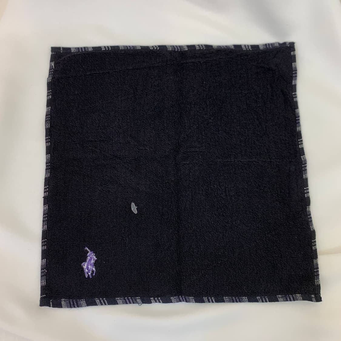 폴로 랄프로렌 포니 퍼플 체크 핸드타올 상품이미지4