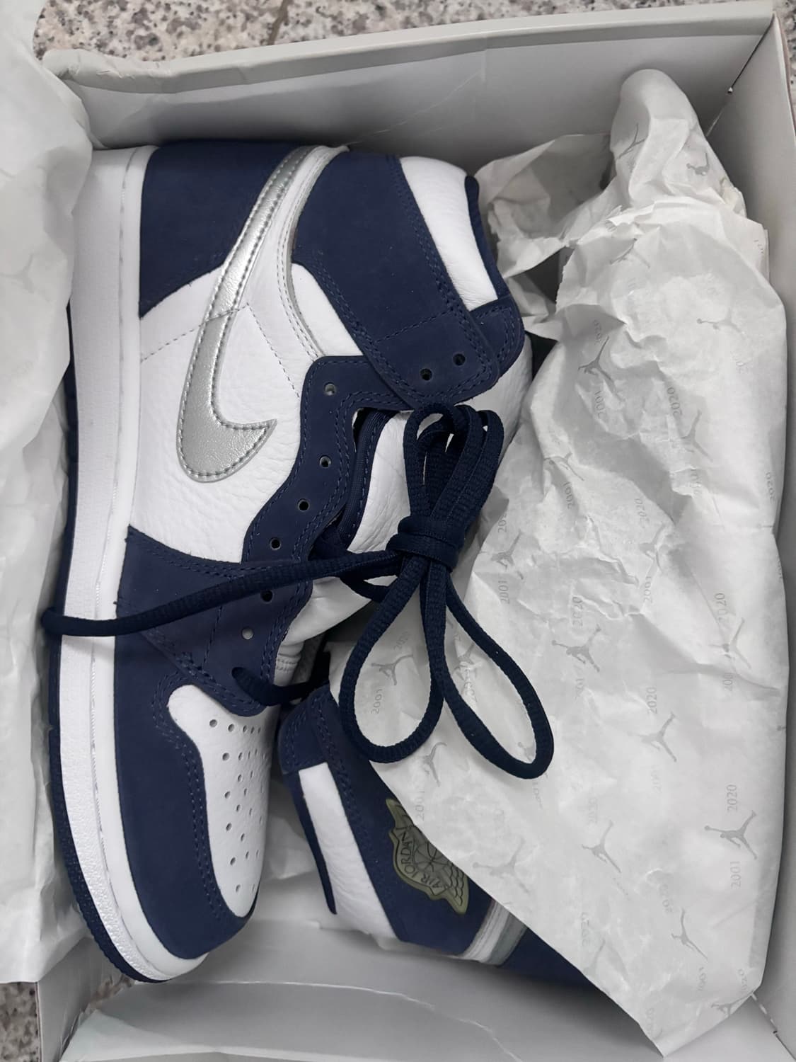 코즙 조던 1 레트로 하이 OG CO.JP 미드나잇 네이비 270 상품이미지1