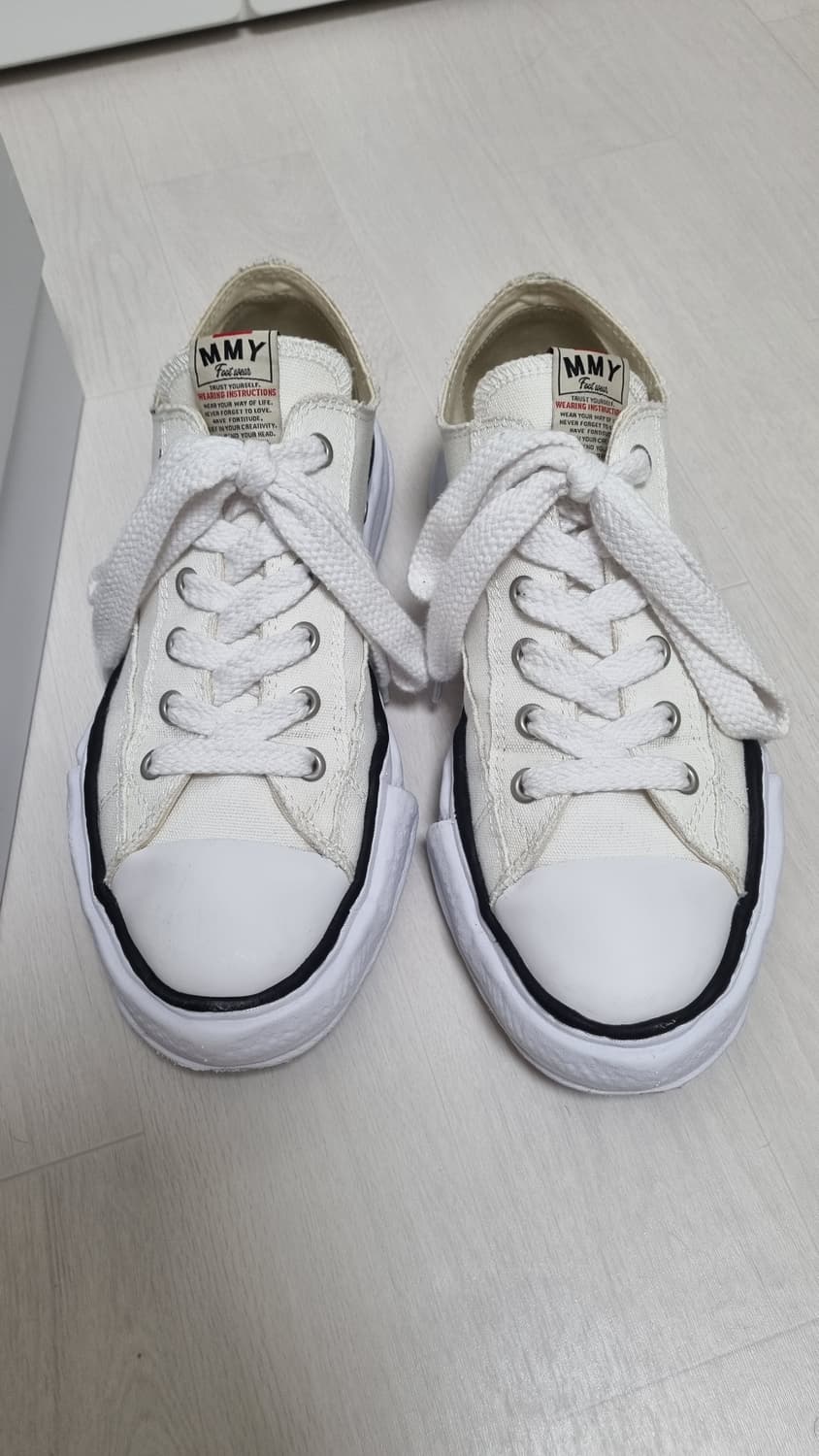 메종미하라야스히로 피터슨 OG솔 캔버스 로우 스니커즈 44 상품이미지4