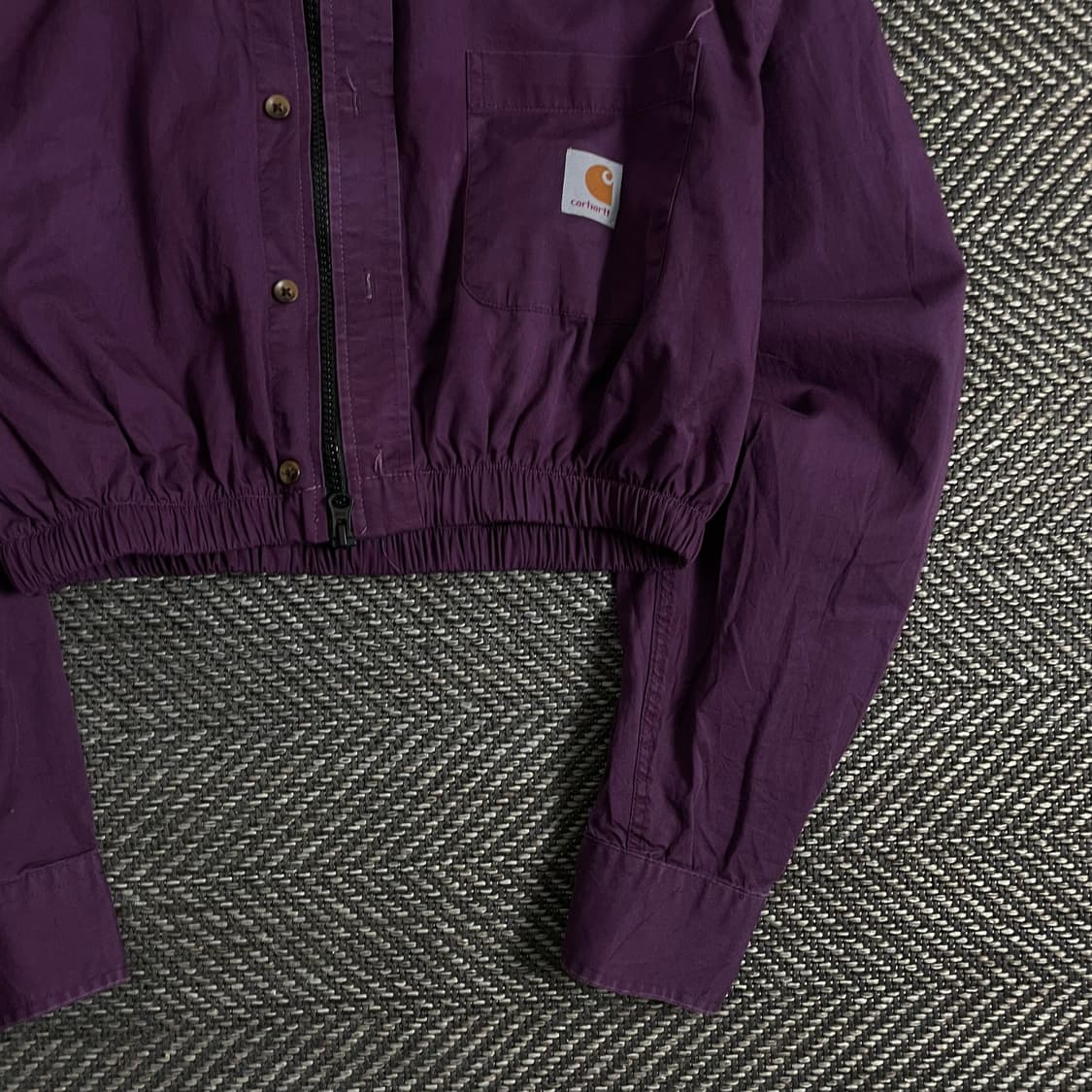 칼하트 크롭 리메이크 셔츠 자켓o 2939 상품이미지2