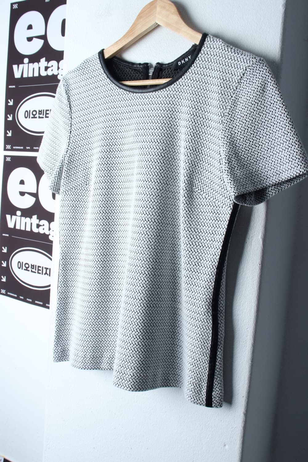 W(S-M) DKNY 디케이앤와이 도나카란 반팔 티셔츠 패턴-H32484 상품이미지1