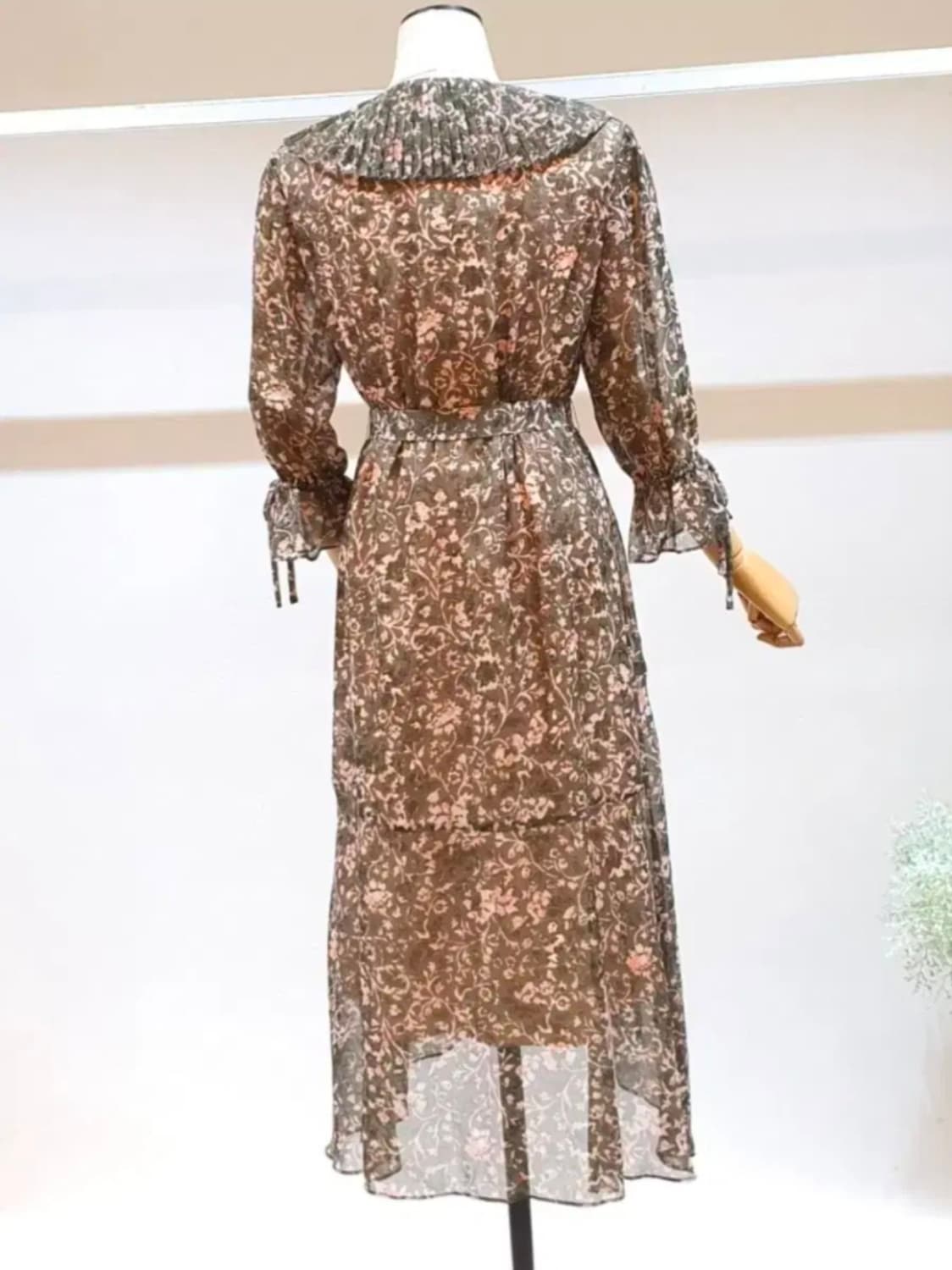 여성 44size 잇미샤 시스루 원피스 상품이미지3