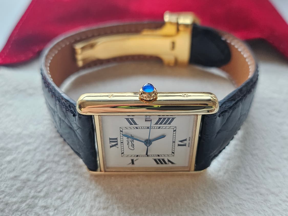 까르띠에 탱크머스트 XL 짝수로만 빈티지 쿼츠 상품이미지6