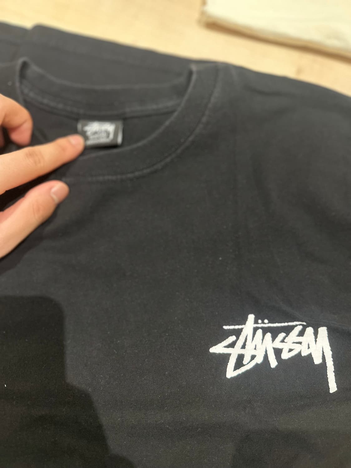 스투시 퍼지 다이스 티셔츠 블랙 M 상품이미지4