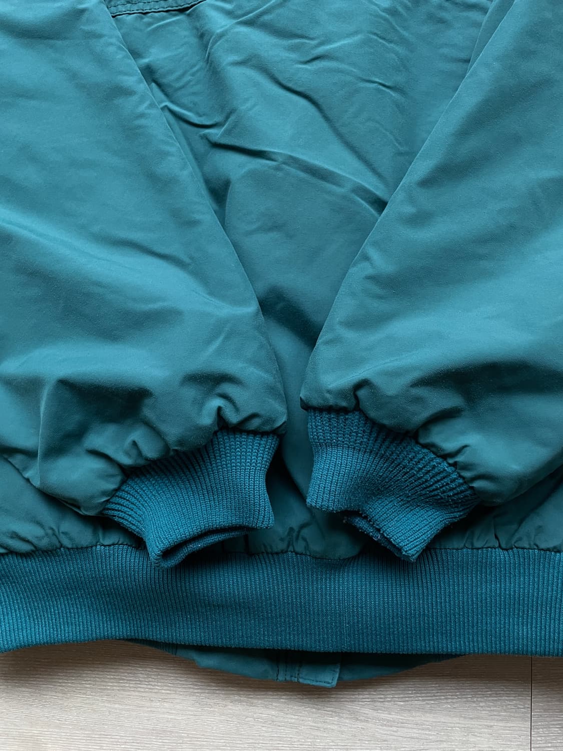 90s 파타고니아 쉘드 신칠라 봄버 자켓 눈없산 그린 rare 상품이미지10