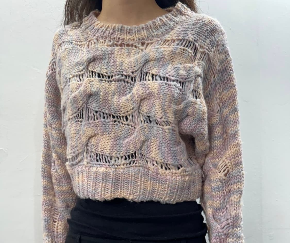 pastel crop knit 상품이미지2