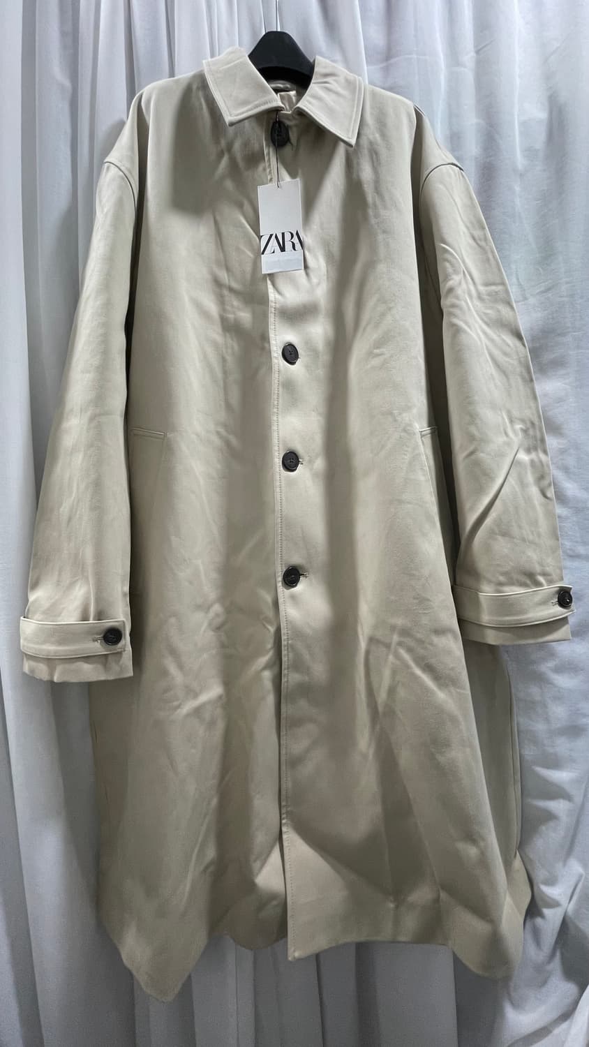 자라/ 오버사이즈 트렌치 코트/ XL 상품이미지9