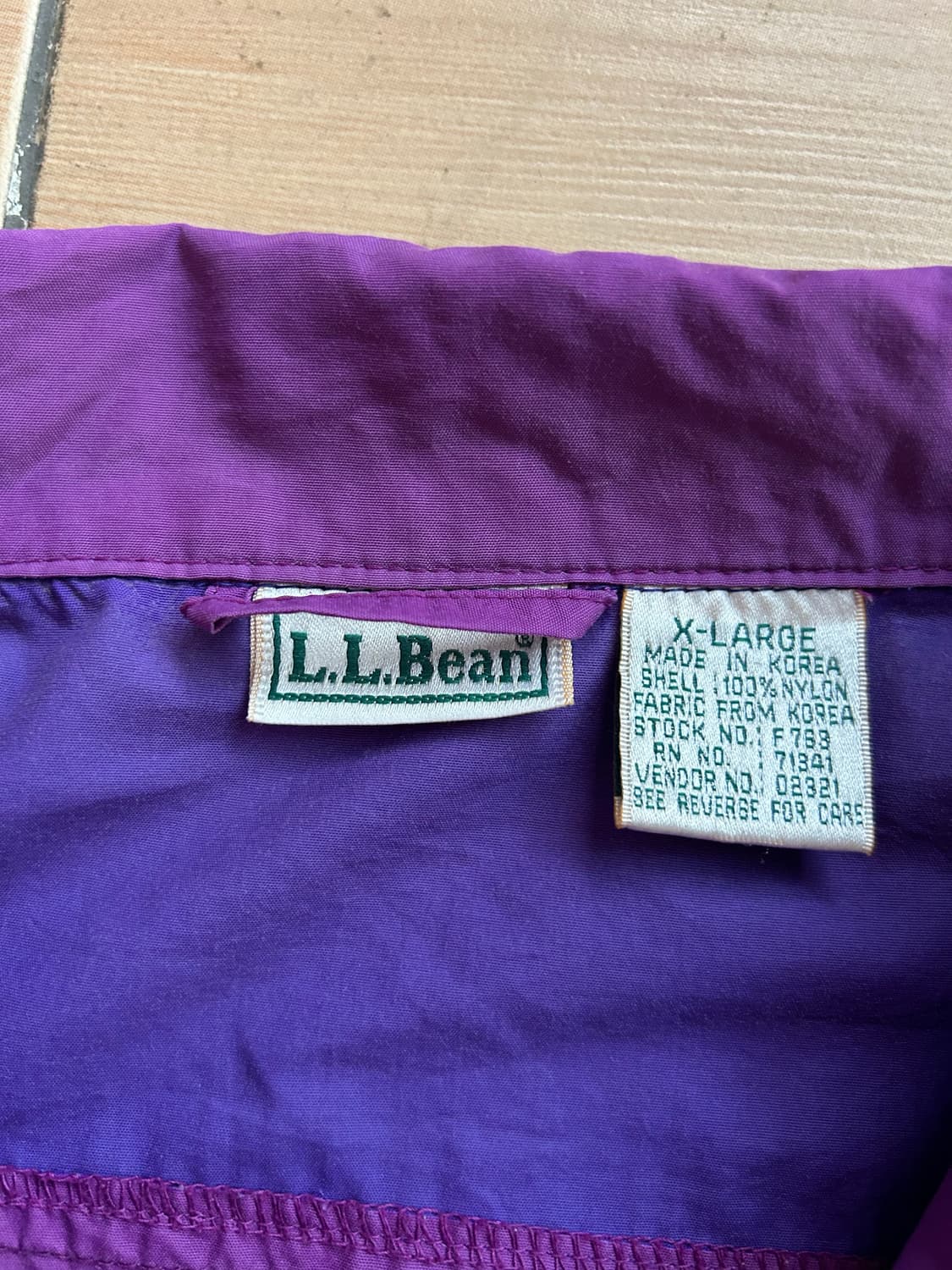 90‘s LL.Bean 엘엘빈 풀오버 아노락 상품이미지5