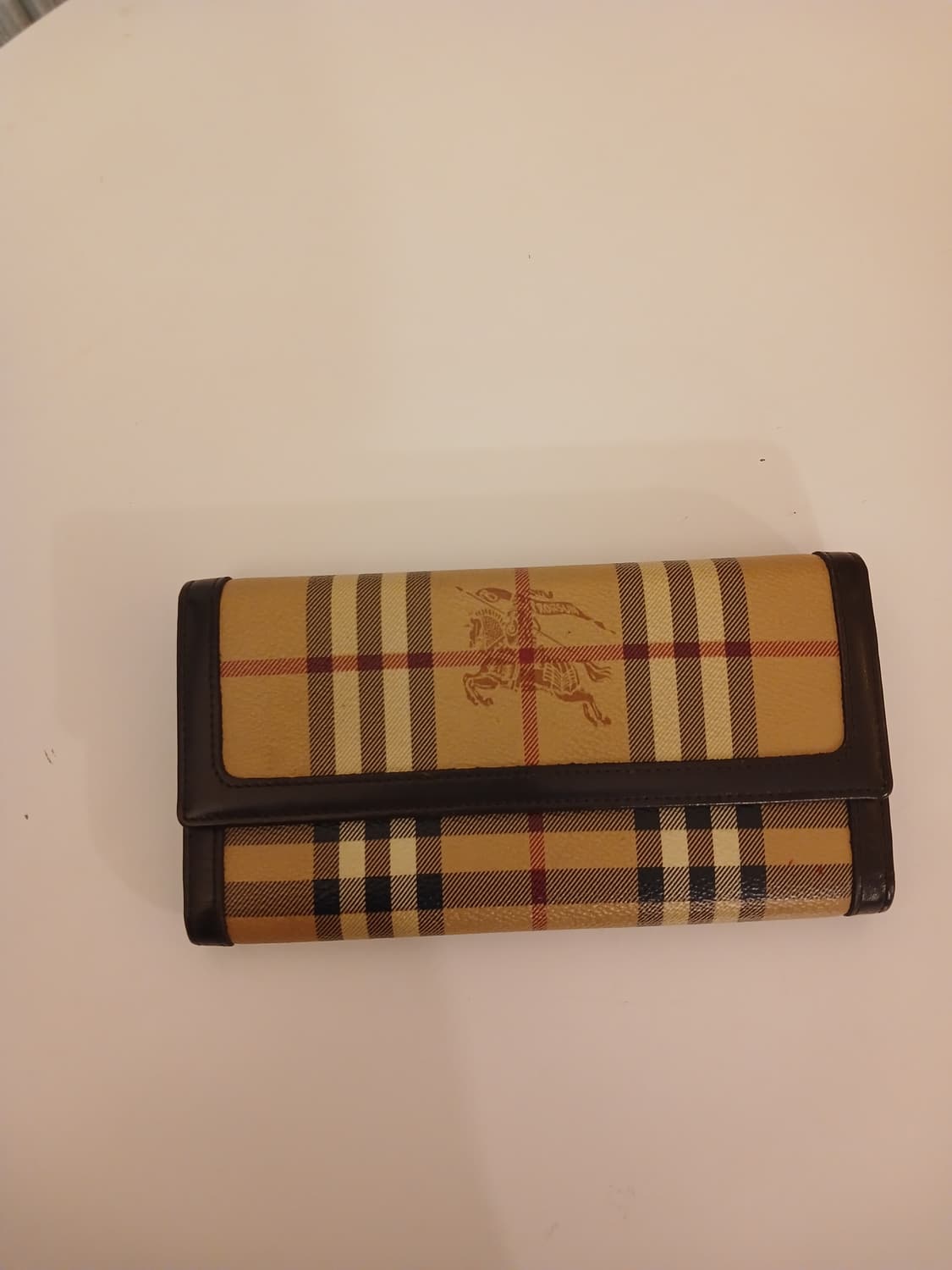 버버리 정품 체크 장지갑 상품이미지1