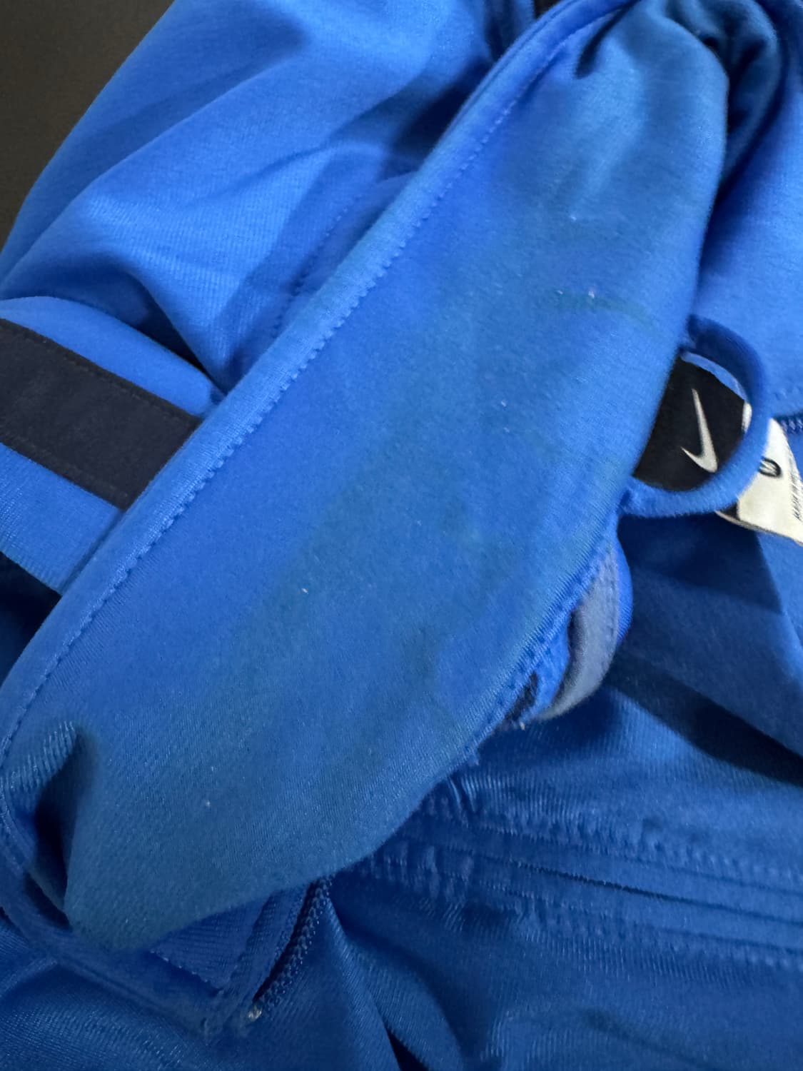 나이키 솔로 스우시 올드스쿨 트랙탑 져지 M 블루 상품이미지6