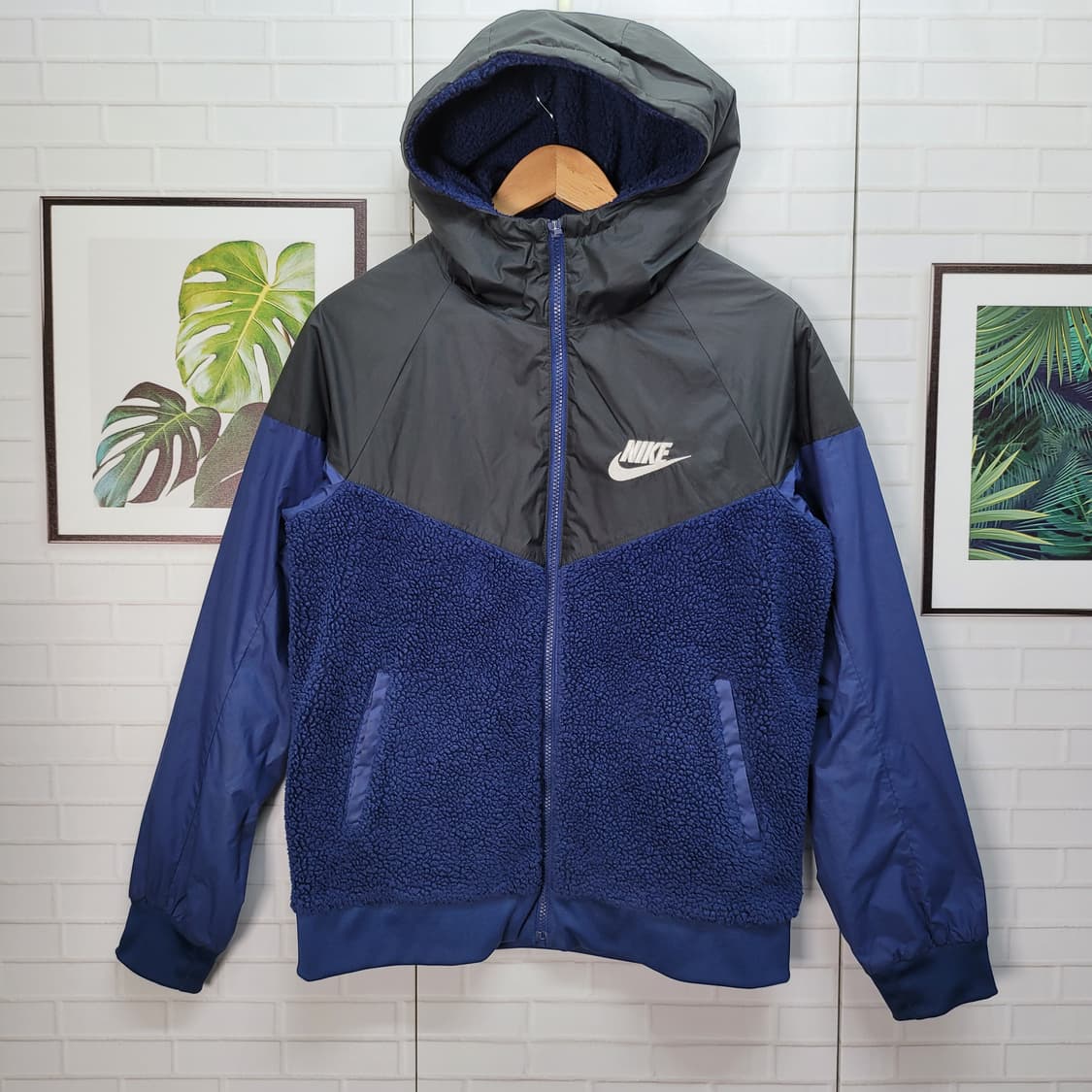 NIKE 나이키 원드러러 후리스 후드 집업 자켓 점퍼 55사이즈 상품이미지3